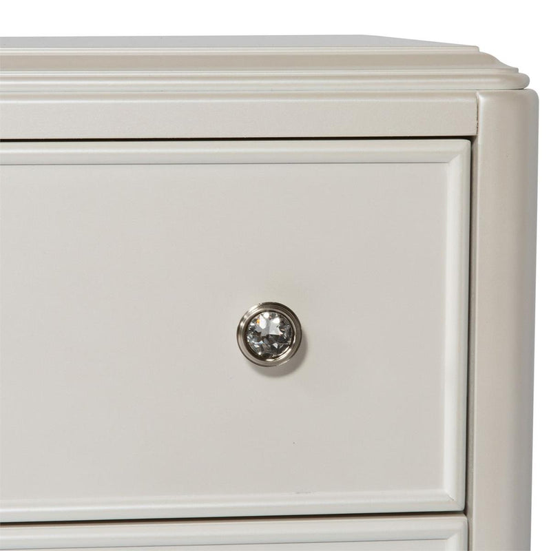Liberty Furniture Stardust 6 Drawer Dresser in Iridescent White