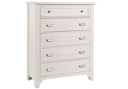 Vaughan-Bassett Bungalow 5 Drawer Chest in Lattice image