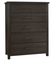Vaughan Bassett Dovetail 5-Drawer Chest in Java image