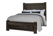 Vaughan Bassett Dovetail King Poster Bed with 6x6 Footboard in Java image