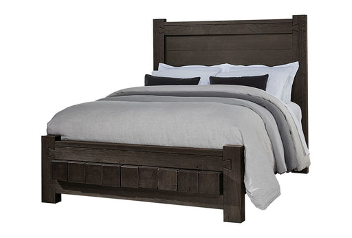 Vaughan Bassett Dovetail Cal King Poster Bed with 6x6 Footboard in Java image