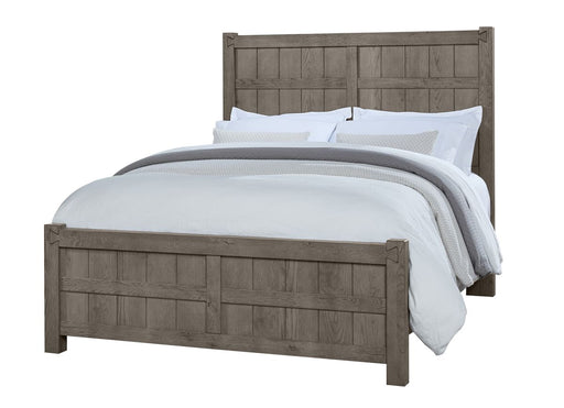 Vaughan Bassett Dovetail Cal King Board and Batten Bed in Mystic Grey image