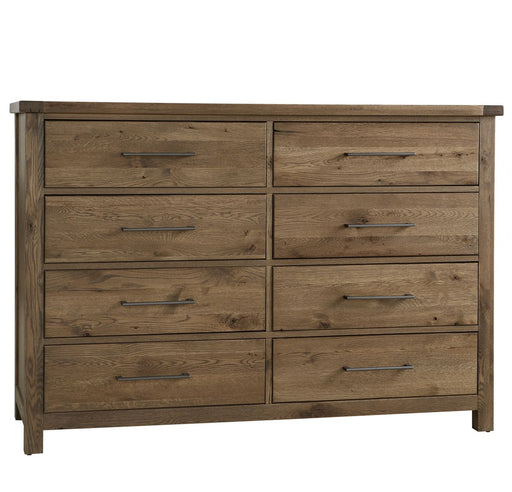 Vaughan Bassett Dovetail 8-Drawer Dresser in Natural image