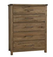 Vaughan Bassett Dovetail 5-Drawer Chest in Natural image