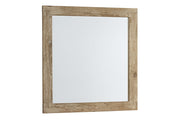 Vaughan Bassett Dovetail Landscape Mirror in Sun Bleached White image