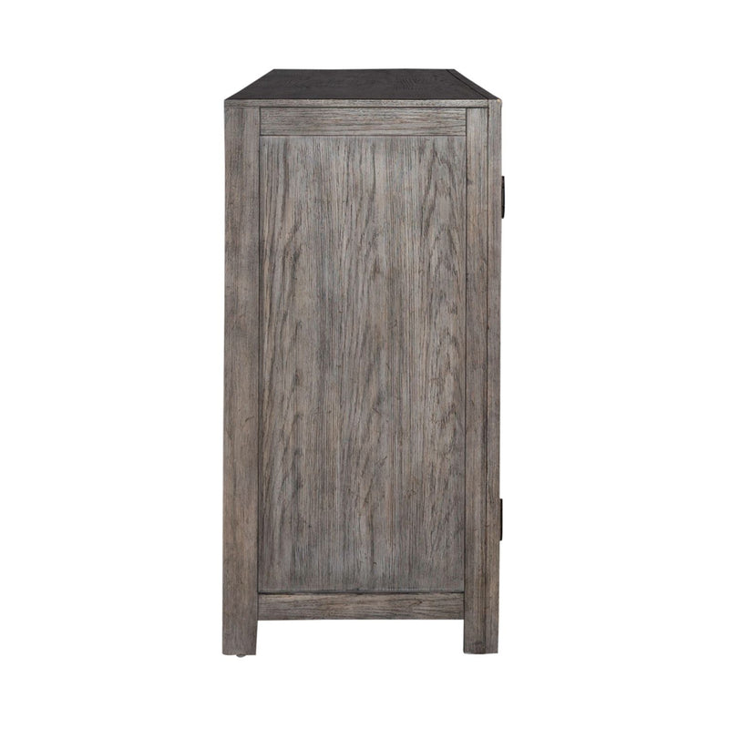 Liberty Furniture Winslow Accent Buffet in Smokey Ash EST SHIP TIME APPX 4 WEEKS