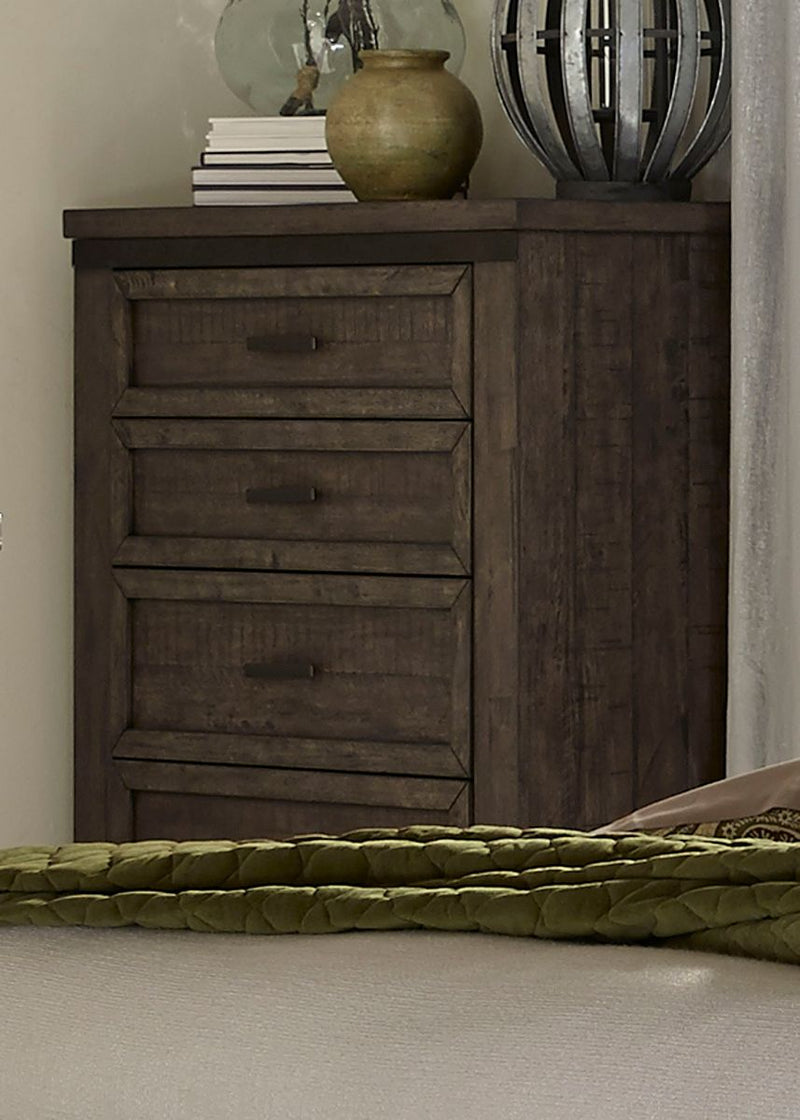 Liberty Thornwood Hills 5-Drawer Chest in Rock Beaten Gray