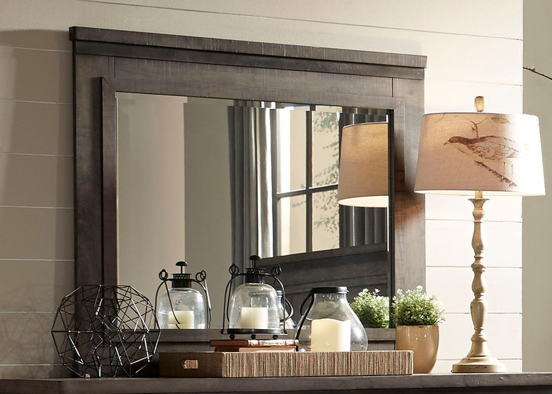 Liberty Thornwood Hills Landscape Mirror in Rock Beaten Gray