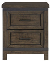 Liberty Furniture Thornwood Hills 2 Drawer Nightstand in Rock Beaten Gray image