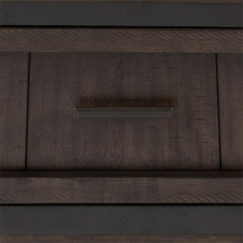 Liberty Furniture Thornwood Hills Full Bookcase Bed in Rock Beaten Gray