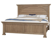 Vaughan Bassett Vista King Mansion Bed in Natural Oak image