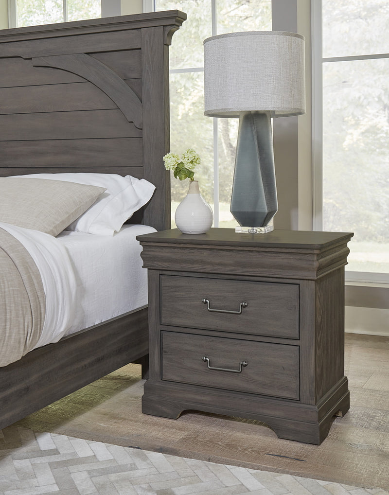 Vaughan Bassett Vista Nightstand in Grey Oak