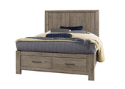 Vaughan Bassett Yellowstone Queen Panel Storage Bed in Dapple Grey image