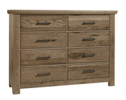 Vaughan Bassett Yellowstone 8 Drawer Dresser in Chestnut Natural image