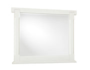 Vaughan Bassett Yellowstone American Dovetail Mirror in White & Buckskin image