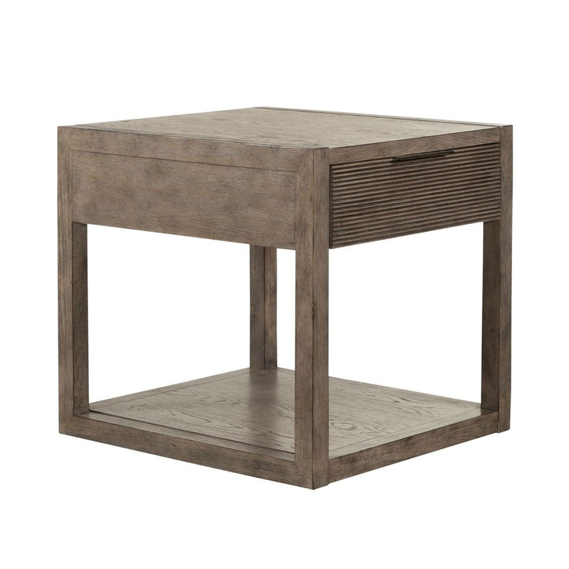 Liberty Furniture Bartlett Field End Table in Dusty Taupe image