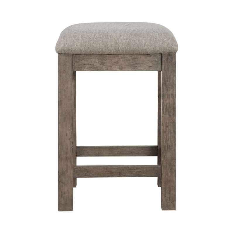 Liberty Furniture Bartlett Field Upholstered Console Stool in Dusty Taupe