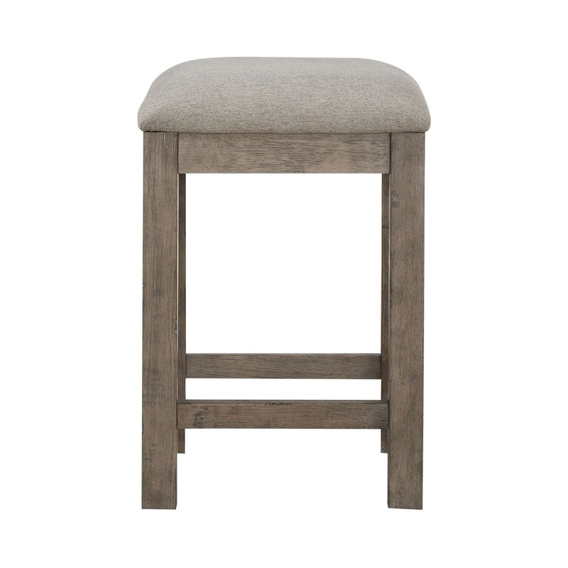 Liberty Furniture Bartlett Field Upholstered Console Stool in Dusty Taupe