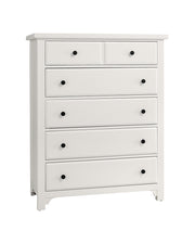 Vaughan Bassett Cool Farmhouse 5-Drawer Chest in Soft White image