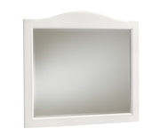 Vaughan Bassett Cool Farmhouse Arched Mirror in Soft White image