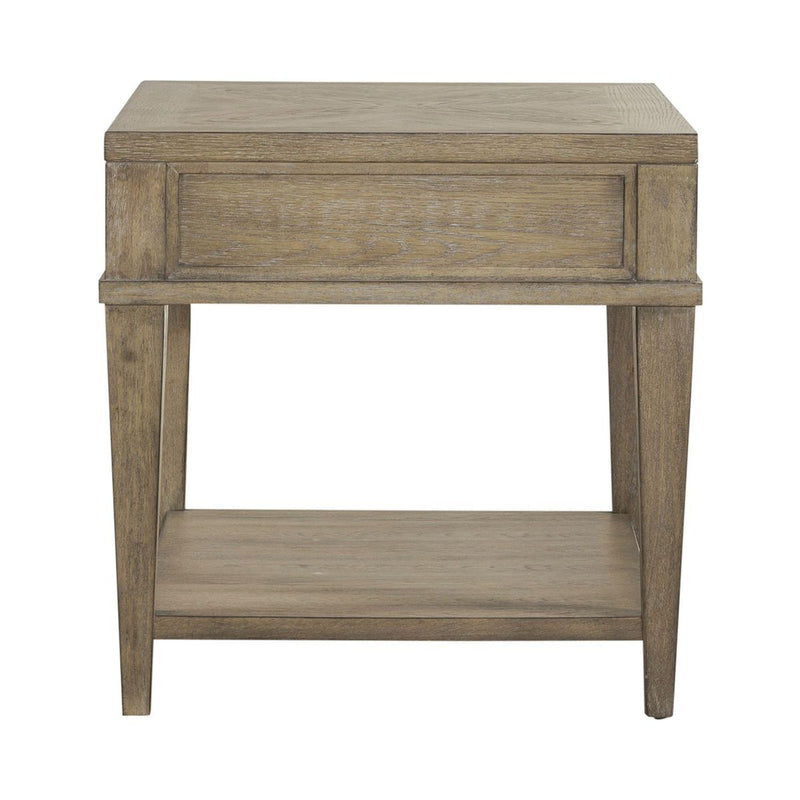 Liberty Furniture Devonshire End Table in Weathered Sandstone