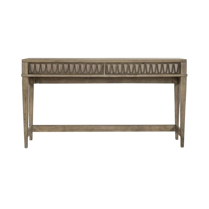 Liberty Furniture Devonshire Console Bar Table in Weathered Sandstone