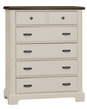 Vaughan Bassett Lancaster County 5 Drawer Chest in Dove Grey image