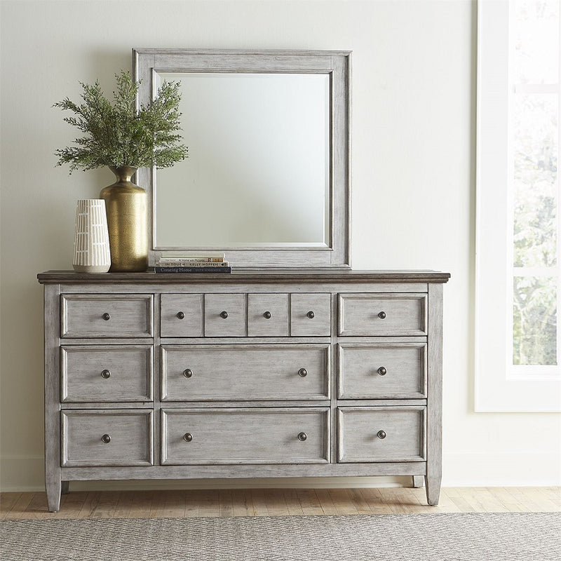 Liberty Furniture Heartland Drawer Dresser in Antique White