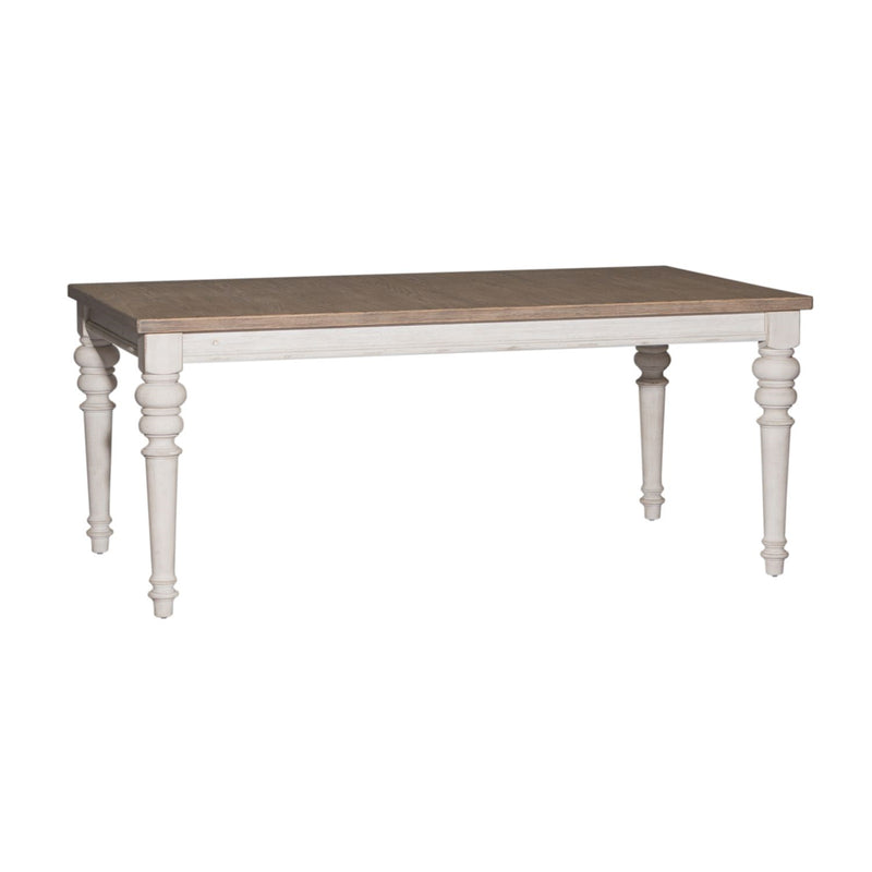 Liberty Furniture Heartland Rectangular Leg Table in Antique White