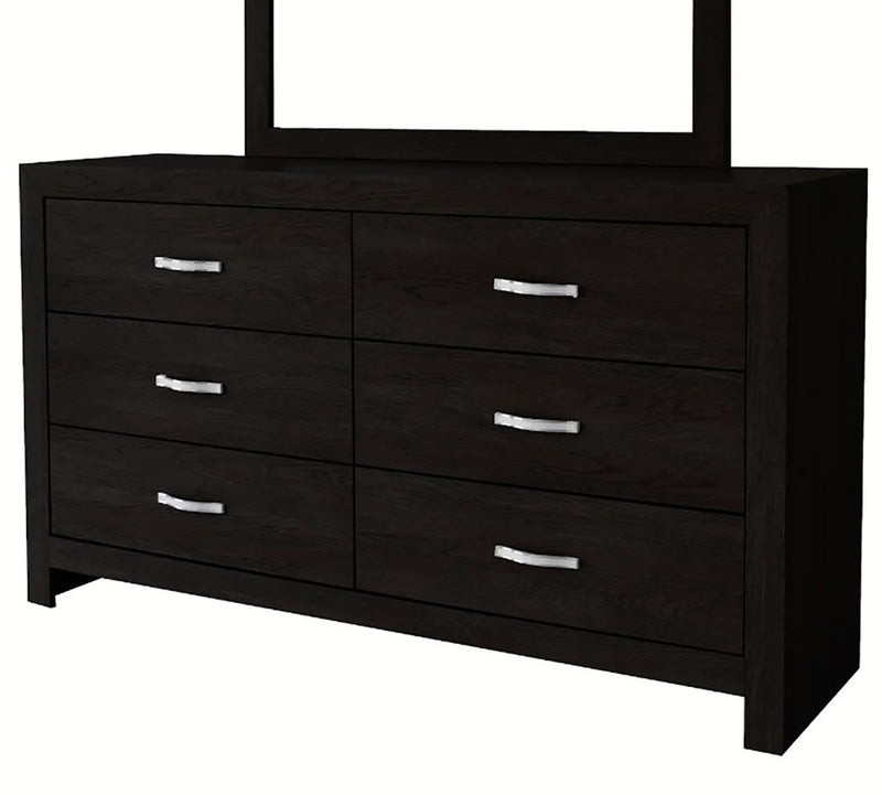 Crown Mark Furniture Jaylen 6 Drawer Dresser in Black image