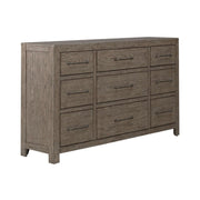Liberty Furniture Skyview Lodge 9 Drawer Dresser in Cobblestone image