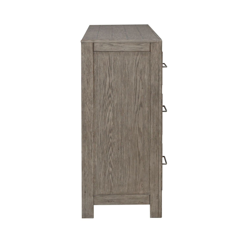 Liberty Furniture Skyview Lodge 9 Drawer Dresser in Cobblestone