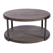 Liberty Furniture Modern View Round Cocktail Table in Gray image