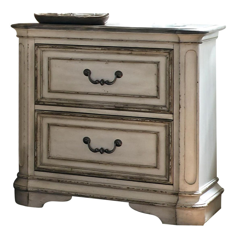Liberty Magnolia Manor Two Drawer Nightstand in Antique White image