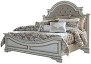 Liberty Magnolia Manor Cal King Upholstered Bed in Antique White image