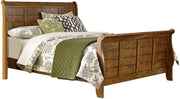 Liberty Furniture Grandpa's Cabin Cal King Sleigh Bed in Age Oak image