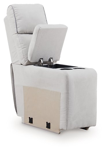 Social Pointe Reclining Sectional with Storage Console