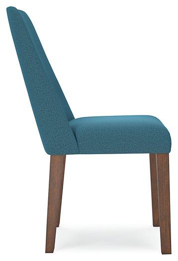 Ashley Furniture Lyncott Dining Room Set with wooden table and six upholstered chairs, elegant and modern for dining spaces.