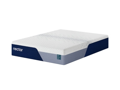 Nectar Premier Memory Foam Mattress with plush surface and memory foam layers, shown in a sleek design.