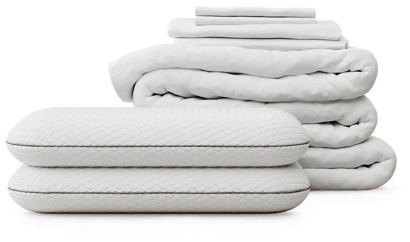RH Mattress Protect Bundle Top of Bed