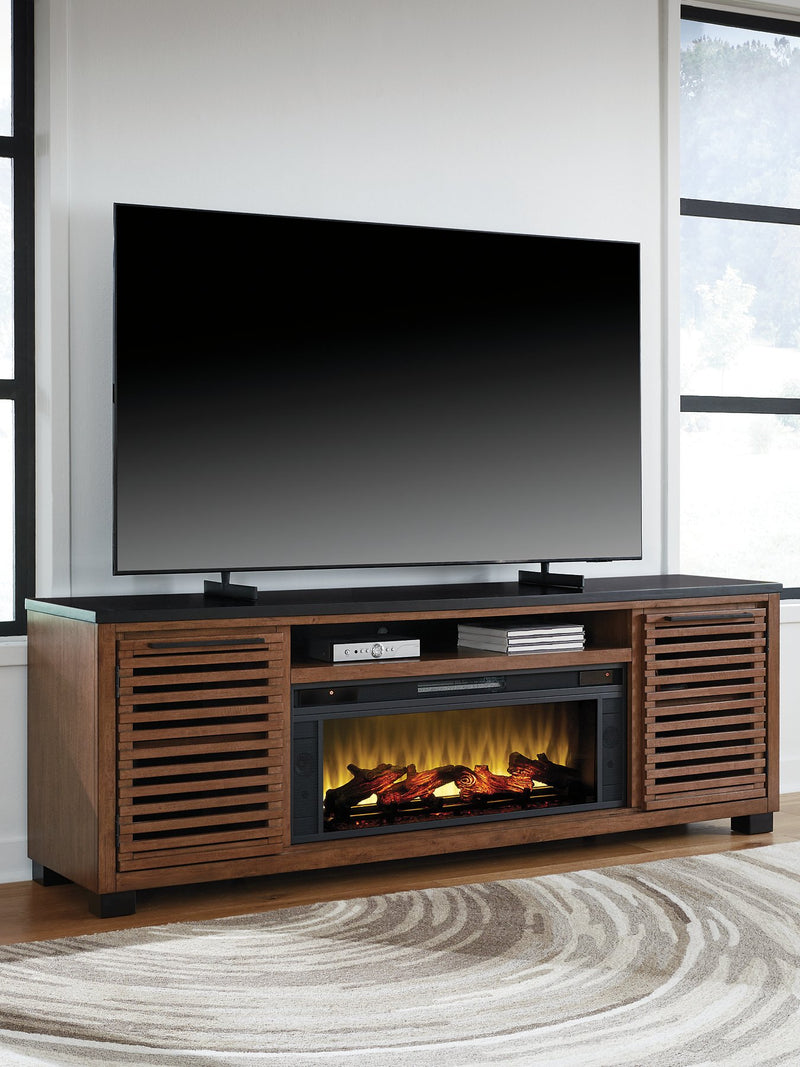 Kallari 84" TV Stand with Electric Fireplace