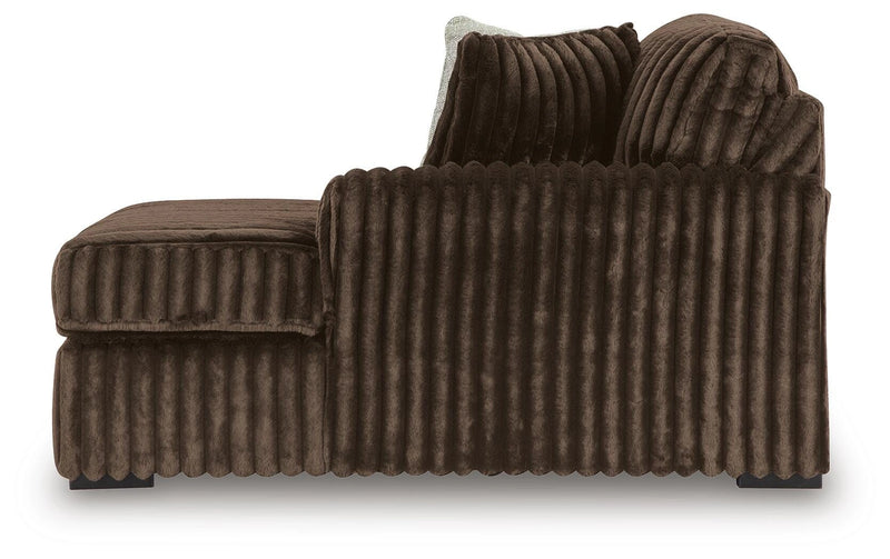 Midnight-Madness Sectional with Chaise