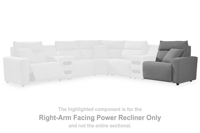 Modmax II Power Reclining Sectional with Audio Consoles