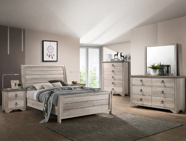 Crown Mark Patterson Dresser in Driftwood Grey
