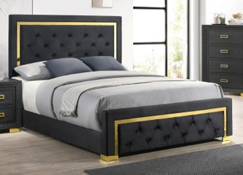 Crown Mark Furniture Pepe King Upholstered Bed image
