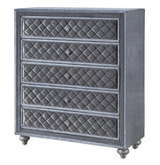 Crown Mark Furniture Voltare Chest in Dark Grey image