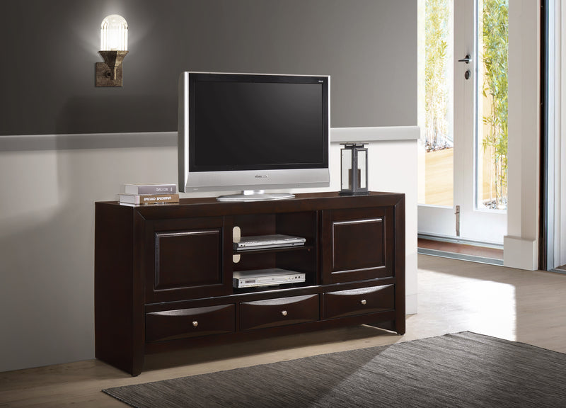 EMILY TV STAND DARK CHERRY