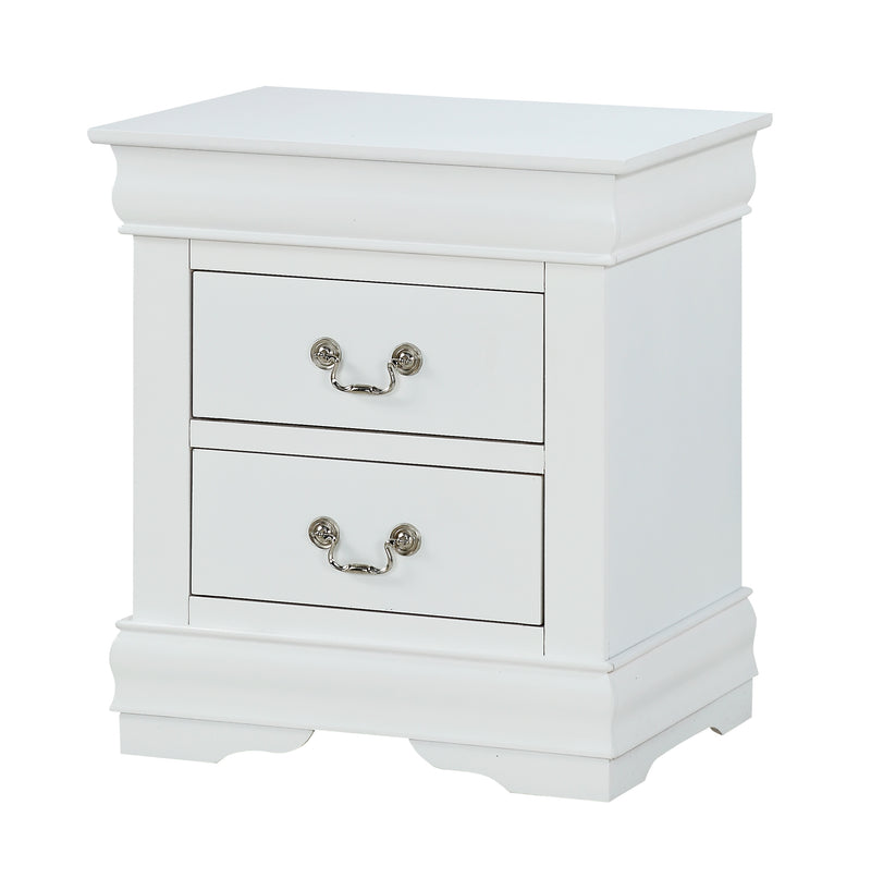 LOUIS PHILIP NIGHTSTAND WHITE