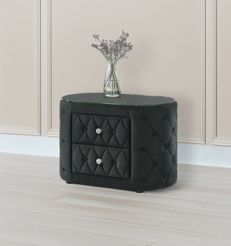 VOLTARE NIGHTSTAND BLACK