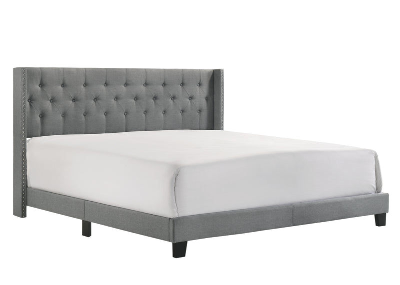 MAKAYLA KING BED GREY